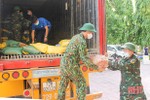 Can Lộc chuyển 30 tấn gạo vào ủng hộ người dân ở các tỉnh phía Nam