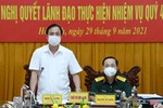 Đảng ủy Quân sự Hà Tĩnh ra nghị quyết lãnh đạo thực hiện nhiệm vụ quý IV/2021