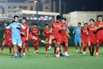 Tuyển thủ Việt Nam sung sức chờ đấu đội tuyển Trung Quốc