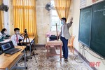 Các trường học ở Hà Tĩnh linh hoạt chuyển trạng thái trước thiên tai, dịch bệnh