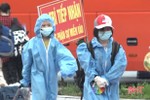 Gần 550 công dân “mắc kẹt” ở miền Nam trở về Hà Tĩnh an toàn