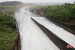 Hồ Kẻ Gỗ xả tràn 150 m3/s trước dự báo Hà Tĩnh có mưa lớn