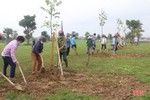 Đồng loạt ra quân trồng cây ở TP Hà Tĩnh