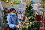 Thị trường trang trí Giáng sinh tại TP Hà Tĩnh bắt đầu nhộn nhịp