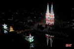Các nhà thờ ở Hà Tĩnh lung linh trước lễ Giáng sinh