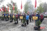 Trồng 1.000 cây xanh và hỗ trợ 10 mô hình sinh kế cho phụ nữ ở Lộc Hà