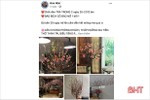 Dịch vụ đặt hoa tết online ở Hà Tĩnh bắt đầu sôi động