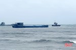 Giải cứu tàu chở hàng trọng tải lớn mắc cạn tại khu vực bờ biển xã Kỳ Lợi