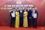 Hà Tĩnh giành 1 giải C, 1 giải khuyến khích Giải Báo chí toàn quốc về xây dựng Đảng năm 2021