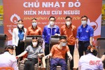 Chương trình “Chủ nhật đỏ” lần thứ XIV tại Hà Tĩnh thu về 520 đơn vị máu