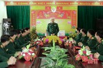 Phó Chính ủy Quân khu 4 kiểm tra công tác sẵn sàng chiến đấu tại Ban CHQS Thạch Hà