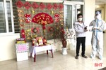 Ấm áp ngày tết tại các bệnh viện, cơ sở điều trị F0 ở Hà Tĩnh