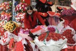 Ngập tràn sắc hoa ở Hà Tĩnh nhân ngày lễ tình nhân