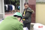 Xử phạt 1 phụ nữ không đeo khẩu trang nơi công cộng ở Nghi Xuân