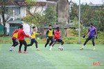 Hồng Lĩnh Hà Tĩnh vượt giá rét luyện tập, sẵn sàng xuất quân V.League 2022