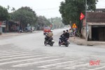 Tiềm ẩn nguy cơ tai nạn tại nút giao ngã 5 ở thị trấn Đồng Lộc