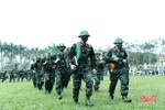Bộ CHQS tỉnh Hà Tĩnh tổ chức luyện tập chuyển trạng thái sẵn sàng chiến đấu