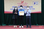 18 thí sinh đạt giải Cuộc thi “Tự hào Việt Nam” tỉnh Hà Tĩnh