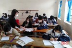 Các trường học ở Hà Tĩnh tăng thời lượng ôn tập trực tiếp cho học sinh lớp 9
