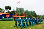 Hương Khê khai mạc hội thao huấn luyện chiến đấu cho dân quân 4 xã