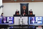 TAND Hà Tĩnh tổ chức phiên tòa trực tuyến, tuyên bị cáo 10 năm tù