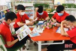 Học sinh Hà Tĩnh hào hứng hưởng ứng Ngày sách Việt Nam