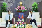Tổng Lãnh sự quán CHDCND Lào chào xã giao lãnh đạo Hà Tĩnh