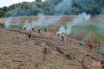Thu dọn lòng hồ Ngàn Trươi, “bật” kịch bản phòng chống cháy rừng Vườn Di sản ASEAN ở Hà Tĩnh