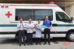 BIDV tặng xe cứu thương cho Bệnh viện Đa khoa tỉnh Hà Tĩnh