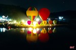 Xem hoa đăng khinh khí cầu lần đầu xuất hiện ở Hà Tĩnh
