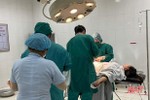 Trung tâm Y tế Thạch Hà cấp cứu thành công sản phụ bị sa dây rốn
