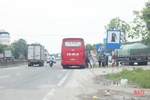 Nguy cơ tai nạn giao thông từ “bến cóc” trên QL 1 ở Hà Tĩnh