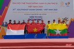 Tay chèo Dư Thị Bông cùng đồng đội xuất sắc giành HCV SEA Games 31