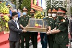 Hà Tĩnh tổ chức trọng thể lễ truy điệu, an táng 11 hài cốt liệt sỹ quân tình nguyện, chuyên gia Việt Nam hy sinh tại Lào