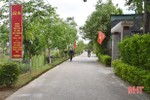 “Đẹp mắt” các tuyến đường nông thôn mới ở Lộc Hà