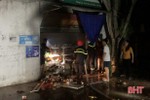 Hà Tĩnh: Kịp thời dập tắt đám cháy cửa hàng tạp hóa lúc rạng sáng