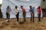 Khởi công xây nhà đại đoàn kết cho hộ nghèo ở Nghi Xuân