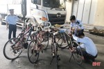 Thu giữ nhiều xe đạp nhập lậu lưu thông qua Hà Tĩnh