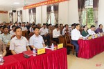 Chủ tịch UBND tỉnh Võ Trọng Hải tiếp xúc cử tri huyện Đức Thọ