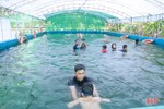Khai giảng khóa học bơi miễn phí cho trẻ em nghèo ở Nghi Xuân