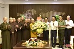 Ban Trị sự Giáo hội Phật giáo Việt Nam tỉnh Hà Tĩnh nhiệm kỳ 2022-2027 chào xã giao lãnh đạo tỉnh