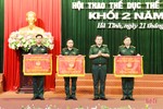 Bộ CHQS Hà Tĩnh nhất toàn đoàn Hội thao TDTT Quân khu 4