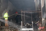 Một xưởng may ở Nghi Xuân bị “bà hỏa” thiêu rụi