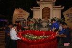 Tuổi trẻ Hà Tĩnh thắp nến tri ân các anh hùng liệt sỹ tại Ngã ba Đồng Lộc