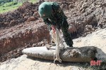 Hà Tĩnh: Phát hiện quả bom trong lúc cải tạo giếng dân sinh tại Can Lộc