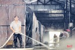 Kịp thời khống chế vụ cháy xưởng phun sơn ở làng nghề mộc lớn nhất Hà Tĩnh