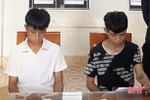 Bắt tạm giam 2 đối tượng cướp giật tài sản ở Hương Khê