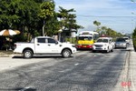 Bất an với điểm dừng, đỗ xe buýt trước cổng BVĐK huyện Đức Thọ