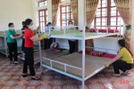 Các trường tiểu học, mầm non ở Hà Tĩnh tích cực chuẩn bị tổ chức bán trú