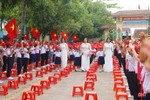 Học sinh Hà Tĩnh hân hoan khai giảng năm học mới